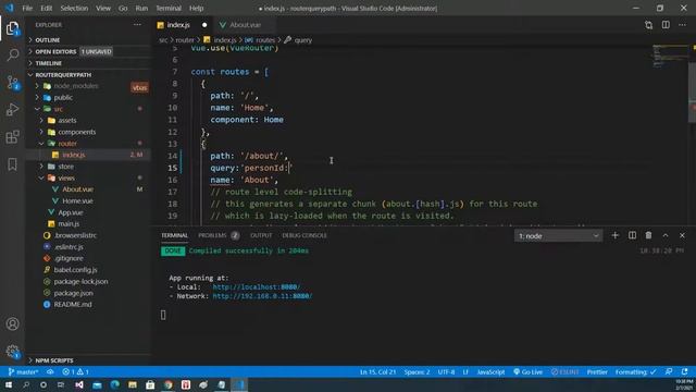 Vue js - Query vs Path смотреть онлайн