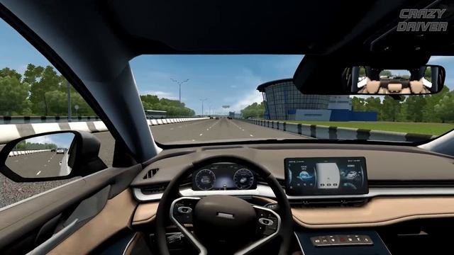 Haval H6 2.0 CLOSE CUTS THROUGH TRAFFIC in City Car Driving смотреть онлайн