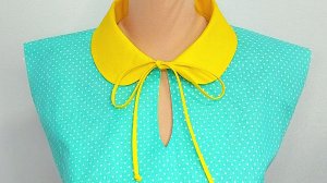 Знаю лёгкий способ вшить воротник в горловину (покажу по шагам)