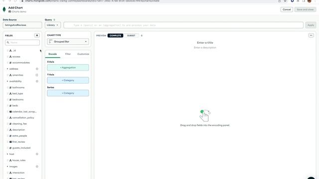 MongoDB Atlas Charts | Demo смотреть онлайн