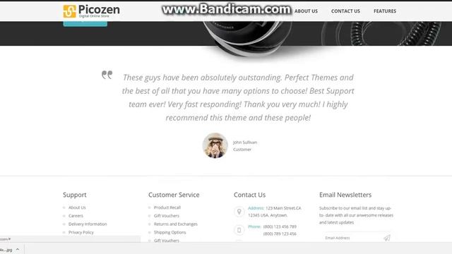 Picozen - high conversion electronics theme for WooCommerce WordPress смотреть онлайн