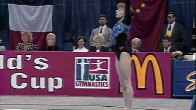 Shannon Miller - Floor Exercise - 1993 McDonald's American Cup смотреть онлайн