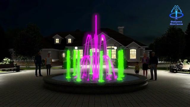 Оборудование для фонтана "Салют большой" FG-200S (Корона + кольцо пенных струй) смотреть онлайн