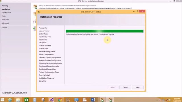 How to install Microsoft SQL Server 2014 sql tutorial part-1 смотреть онлайн
