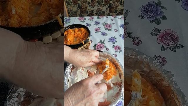 рыба под овощной шубой, очень вкусно, получится у всех. смотреть онлайн