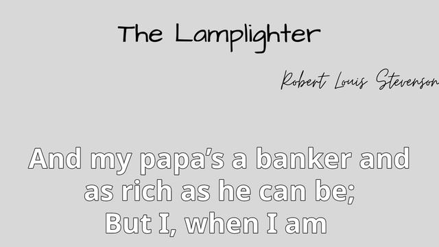 The Lamplighter by Robert Louis Stevenson - Rendition ( Summary in Description ) смотреть онлайн