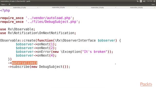 Advanced Concepts of PHP Reactive Programming : Different Types of Advanced Operator | packtpub.co смотреть онлайн