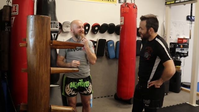 Wooden Dummy Application With Icy Mike From @hard2hurt  | Jeet Kune Do Mook Jong