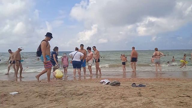 Пляж Витязево 16 августа после шторма смотреть онлайн