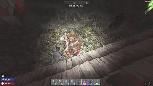 7 Days To Die - Outrunning the Horde (Day 98) смотреть онлайн