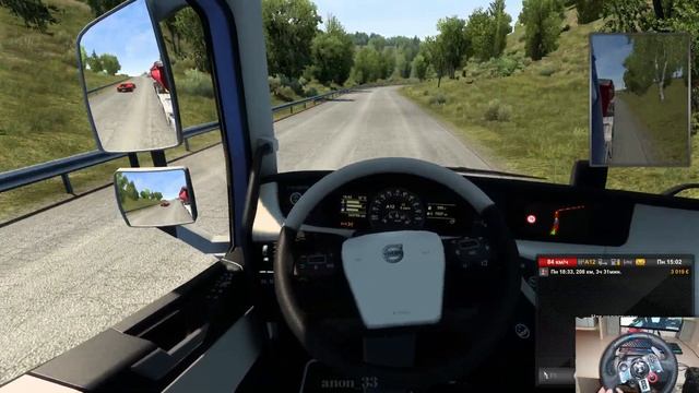 ACCIDENT ON THE HIGHWAY | ETS 2 | RIDING A FURE VOLVO Euro Truck Simulator 2 смотреть онлайн
