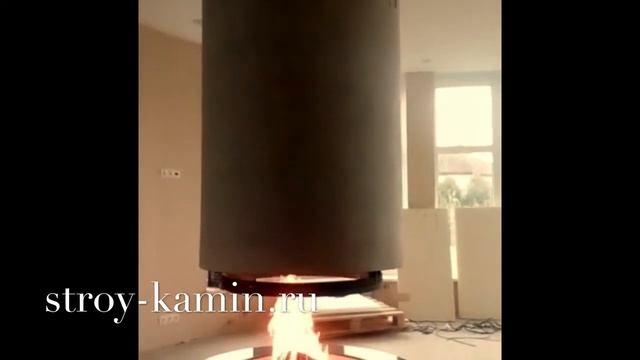 Каминная топка Totem Suspendu Panoramique в коттедже смотреть онлайн