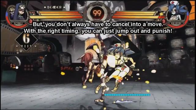 Skullgirls Pushblock Guard Cancel смотреть онлайн