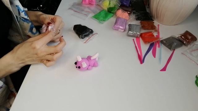 Учимся лепить кота. Видеоурок лепки от Мамы Мии смотреть онлайн