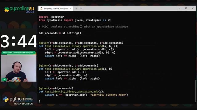 "Lightning talks" - Christopher Neugebauer, Libby Berrie (PyConline AU 2021) смотреть онлайн