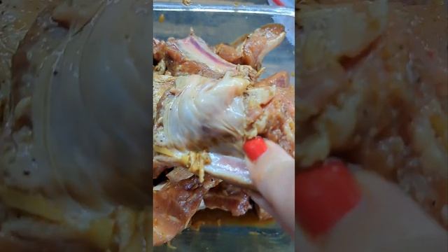 Свиные ребра в маринаде в духовке/тают во рту смотреть онлайн