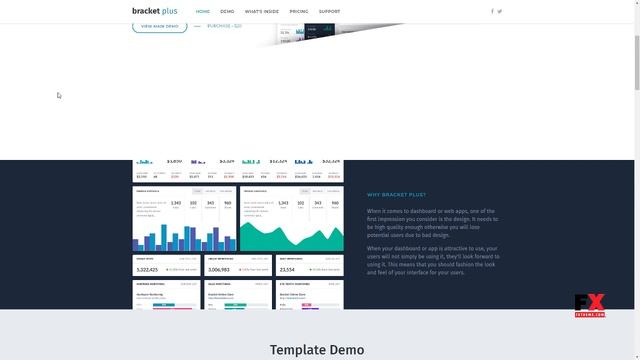 Bracket Plus Responsive Bootstrap 4 Admin Dashboard Template смотреть онлайн