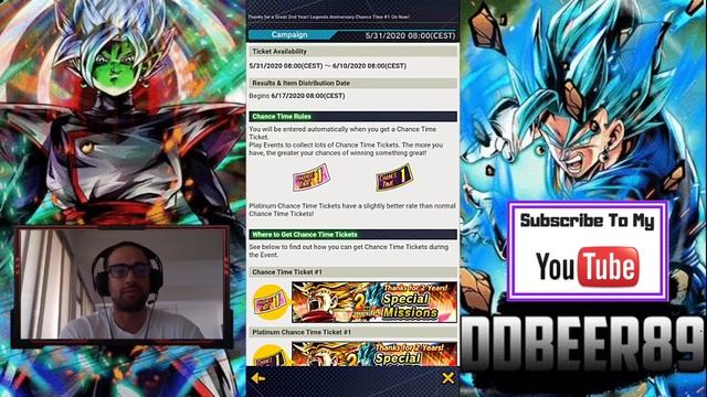 HOW AND WHERE TO USE THE CHANCE TIME TICKETS? UPDATE // DRAGON BALL LEGENDS смотреть онлайн