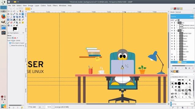 How I made my YouTube channel intro on Linux (GIMP+Kdenlive) смотреть онлайн