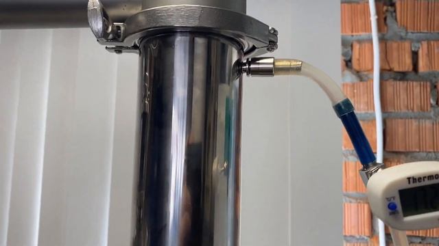 Тест кожухотрубного охладителя 3 дюйма 76мм от компании DOMSPIRT Домспирт. смотреть онлайн
