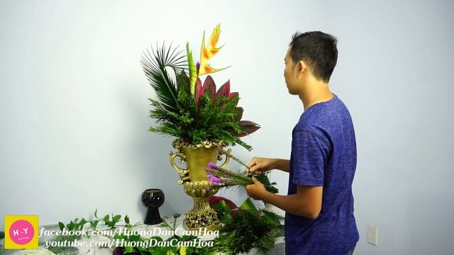 How To MAKE Arrange Heliconia flower,Limonium sinuatum for Event ?111 смотреть онлайн