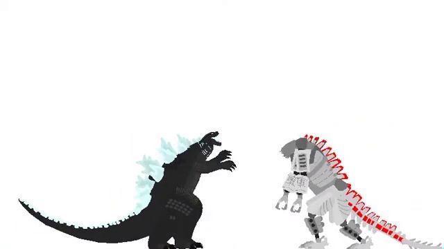 Godzilla vs MechaGodzilla(Short animation in stick nodes pro) смотреть онлайн