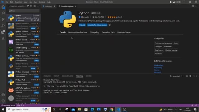 Enable autocomplete or intellisense for Python in Visual Studio Code смотреть онлайн
