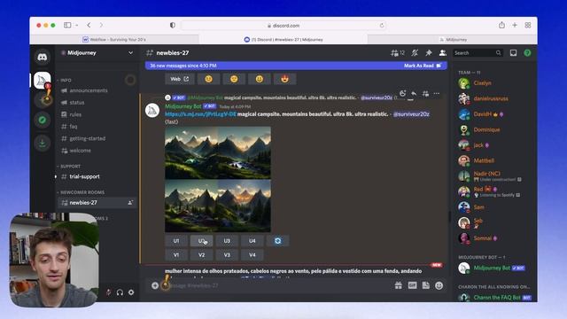 Using Midjourney AI To Build INSANE Websites (2022) смотреть онлайн