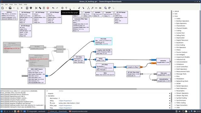 DragonOS Focal DJI DroneID Capture W/ Gr-DroneID + Gr-Fosphor (b205mini, Nvidia, GR 3.8) Part 1