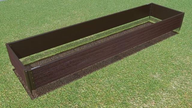 Как собрать приподнятые грядки из ДПК своими руками. Видеоиструкция смотреть онлайн