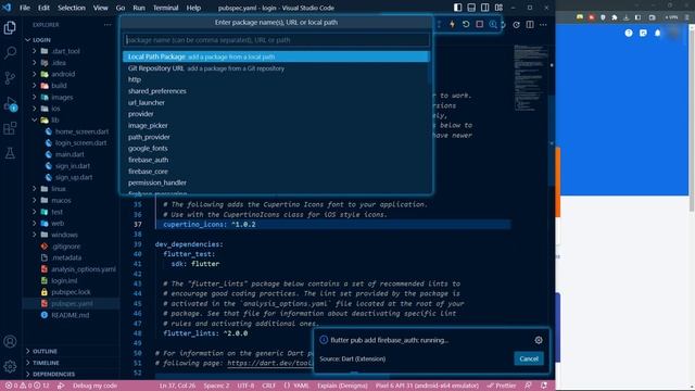 Firebase Authentication With Flutter - Sign in With Firebase - 06 - Flutter eCommerce App Firebase смотреть онлайн
