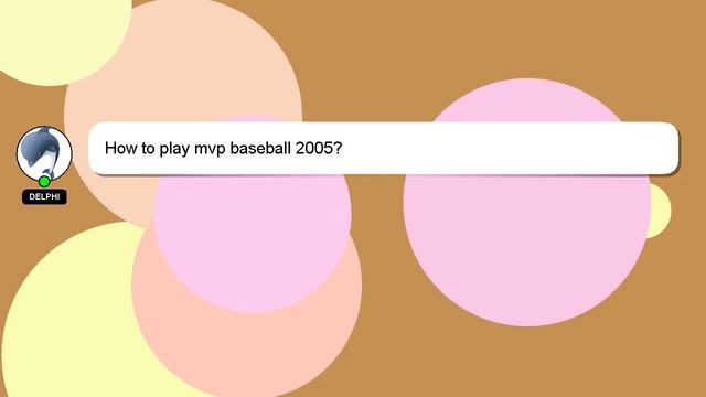 How to play mvp baseball 2005? смотреть онлайн
