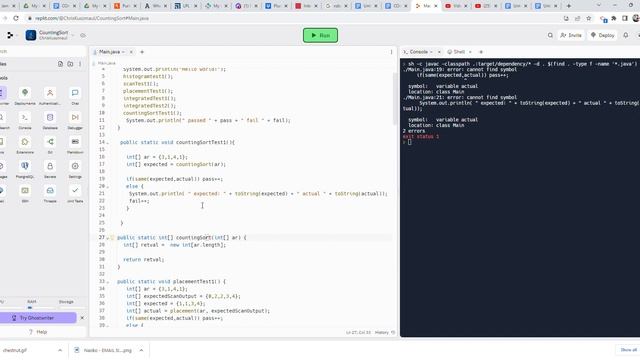Counting sort finish смотреть онлайн