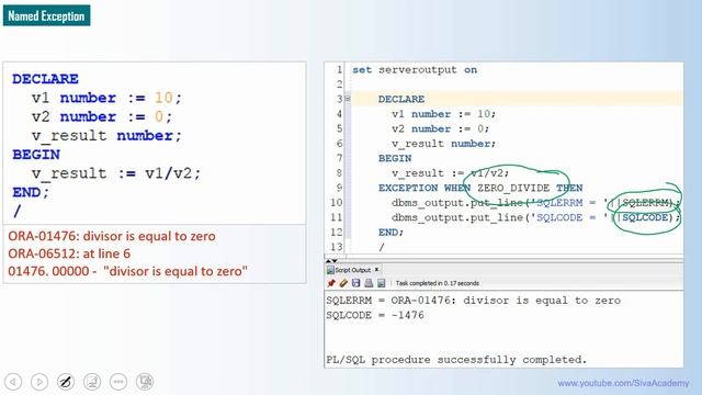 Oracle PL SQL interview question What is SQLCODE and SQLERRM смотреть онлайн