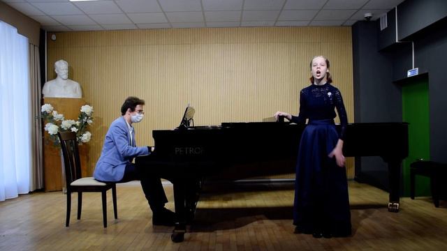 Таранец Ирина 13 лет. г. Москва П. Бенчини "Ах, горькая печаль..." смотреть онлайн