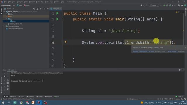 12-dars #java javada Stringlar || java string methodlar || charAt in java || contain in java смотреть онлайн