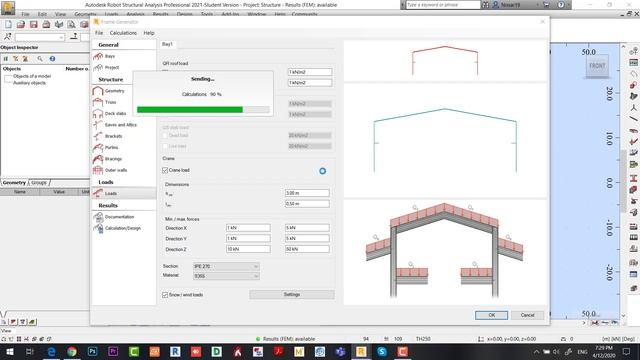 Frame Generator | Robot Structural Analysis 2021 смотреть онлайн