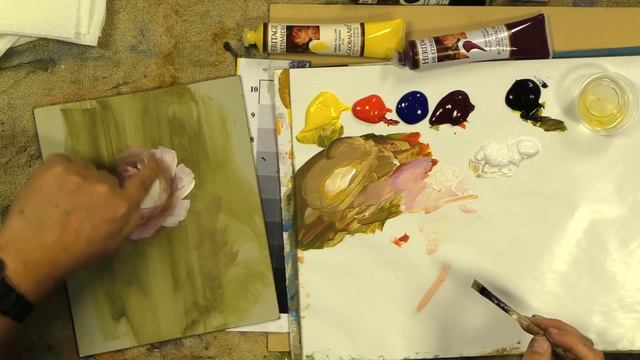 30 minutes - 30 roses - 30 days Painting Challenge Day 1 смотреть онлайн
