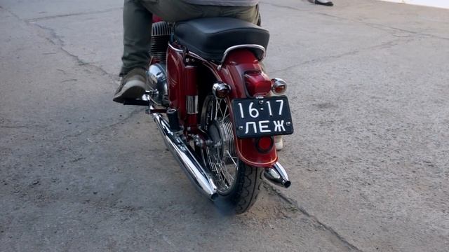 Мотоцикл Ява 350 мод 360. Восстановлен мотоателье Ретроцикл смотреть онлайн