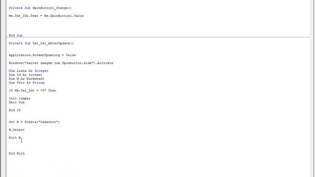 Carregar Imagens com SpinButtom no Excel смотреть онлайн