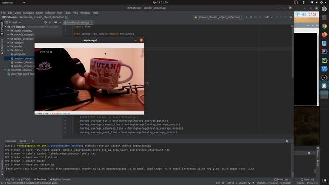 Live Stream (35 FPS) Raspberry Pi Camera Object Detection with Coral EdgeTPU смотреть онлайн