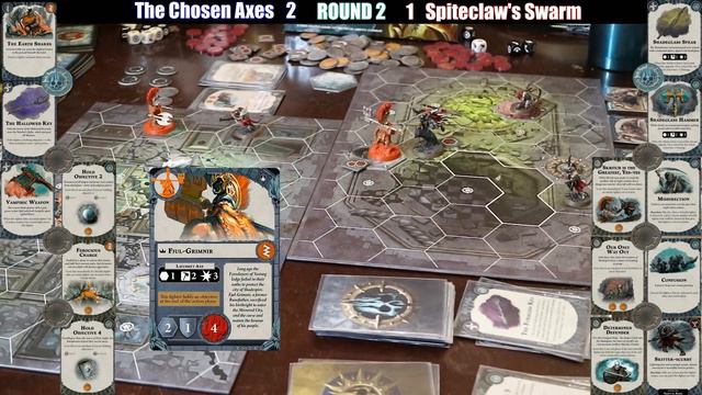 Shadespire - Chosen Axes vs Spiteclaw's Swarm - Warhammer Underworlds Battle Report смотреть онлайн