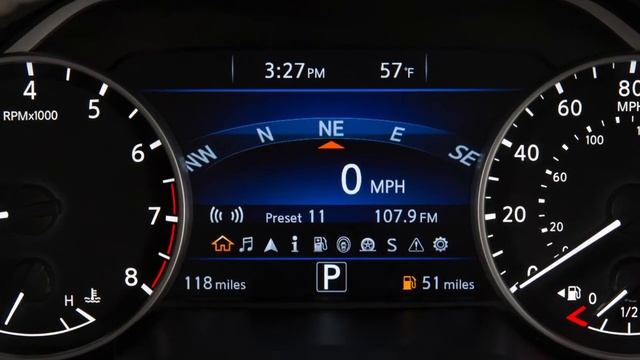 2018 Nissan Maxima - Vehicle Information Display смотреть онлайн