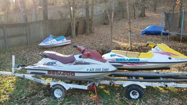 2 more Seadoo toys! Moving the GSX into the garage смотреть онлайн
