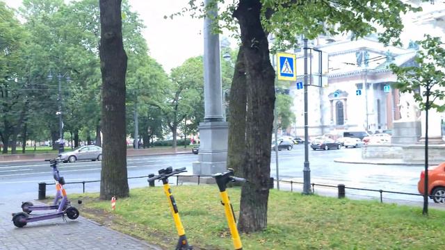 Санкт-Петербург. Гуляем от Почтамтского моста до Адмиралтейства. Александровский сад. смотреть онлайн