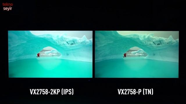 IPS vs TN panel ViewSonic VX2758-2KP ve VX2758-P смотреть онлайн