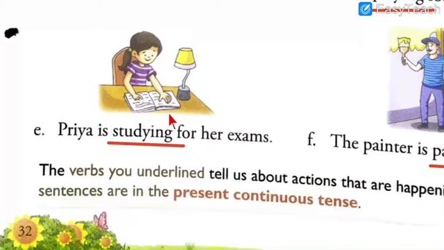 English Medium - STD - 2 - ENGLISH - Grammar - CH - 9 - present continuous tense смотреть онлайн