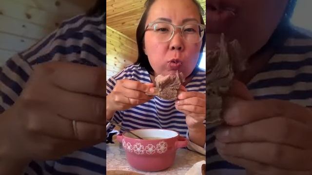 МУКБАНГ//бурятский суп бухлер //АСМР смотреть онлайн