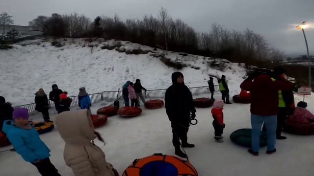 Северный склон Токсово Горка для ватрушек смотреть онлайн