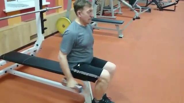Молотковые сгибания сидя смотреть онлайн